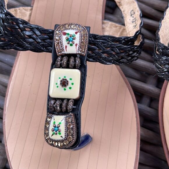 CR Collection Hard Soled Flip-Flops, SZ 10 - Picture 3 of 4